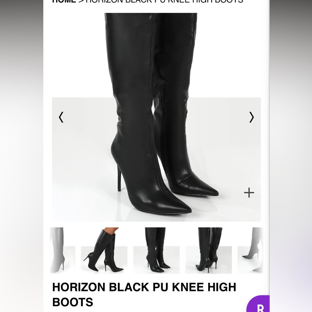 Public Desire Knee High Boots